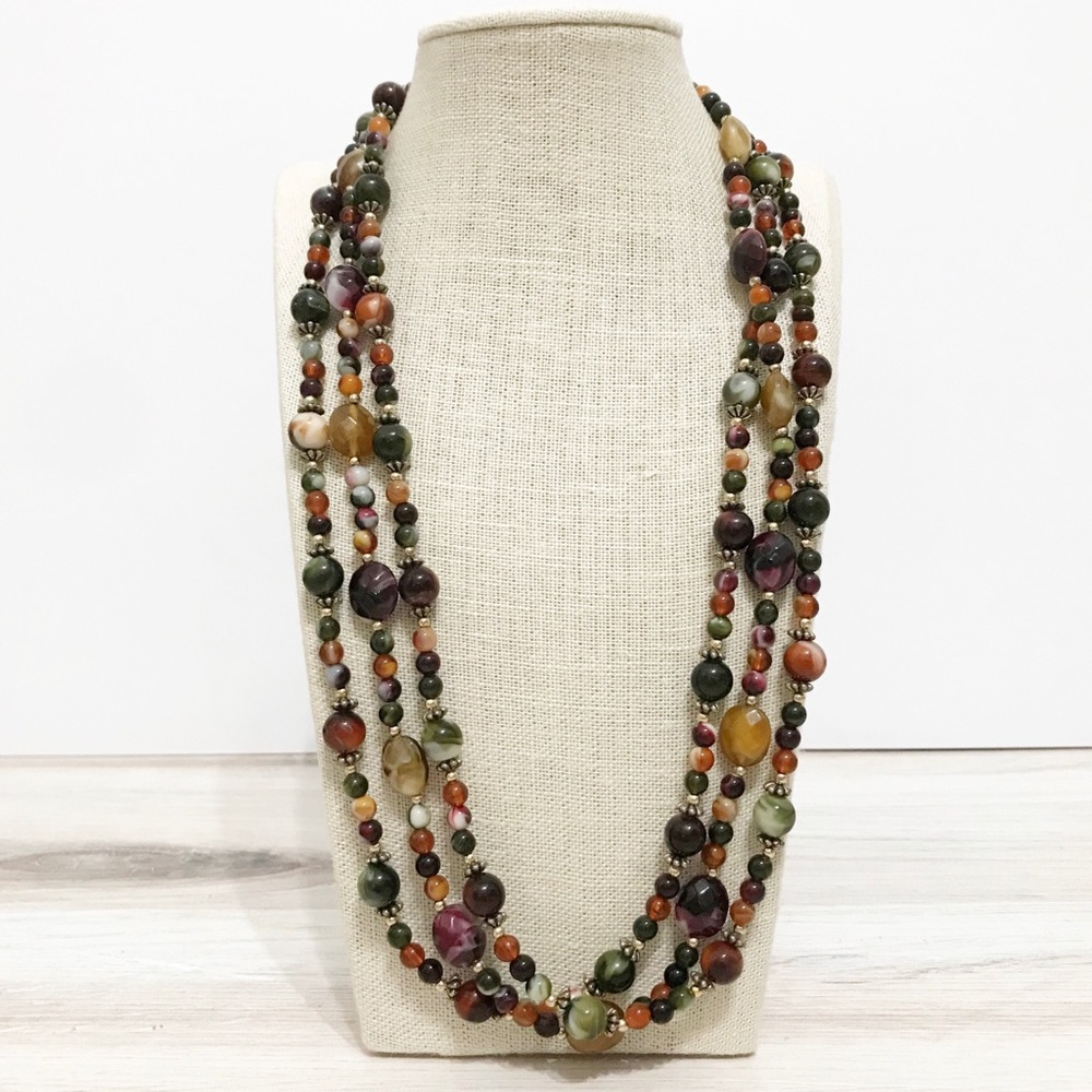 • Artisan • Jewel Beaded Necklace